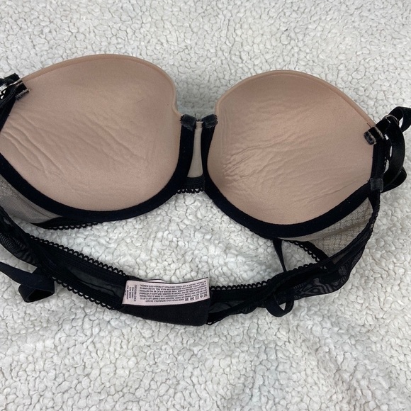 Victoria’s Secret Dream Angels Balconet Push-Up Bra Underwire Lift Lining Sz 34C - Picture 8 of 9